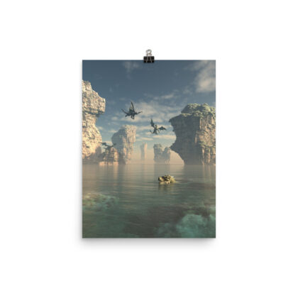 Dragons and Sea Stacks – Matte Print